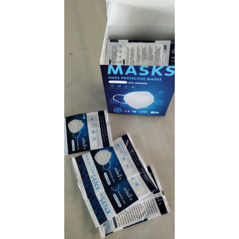 KN95マスク 不織布 5層マスク 95％カット 100枚 N95マスク同等 使い捨て 個別包装 大人用 立体マスク 肌に優しい 高性能  オープニング大放出セール 立体マスク