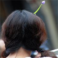 頭につけるWi-Fiが中国四川省で人気髪飾りになった