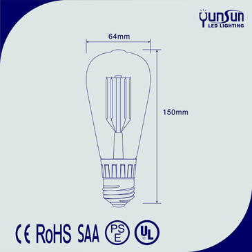ST64 LED Filament bulb-YUNSUN .jpg