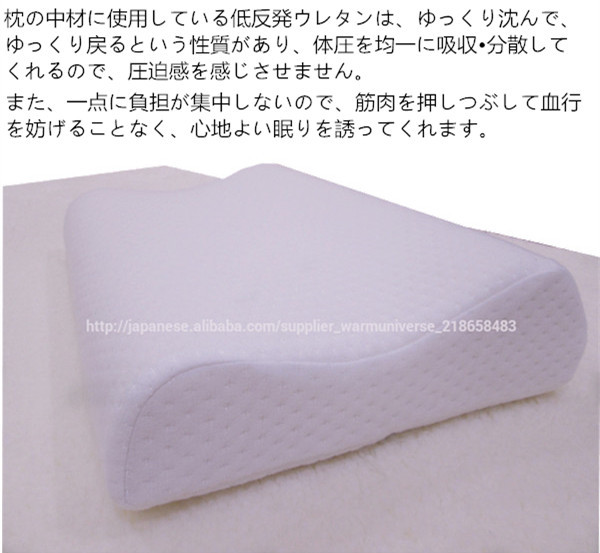 低反発枕 / 低反発ウレタンフォーム枕 / 低反発メモリーフォーム枕